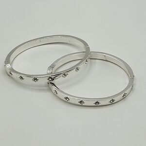 Buckle Eternity Bracelet set of 2